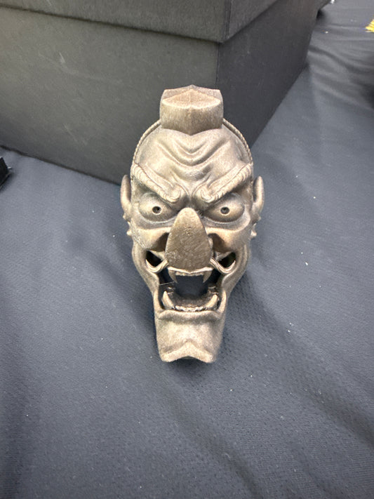 Tengu mask magnetic sculpture